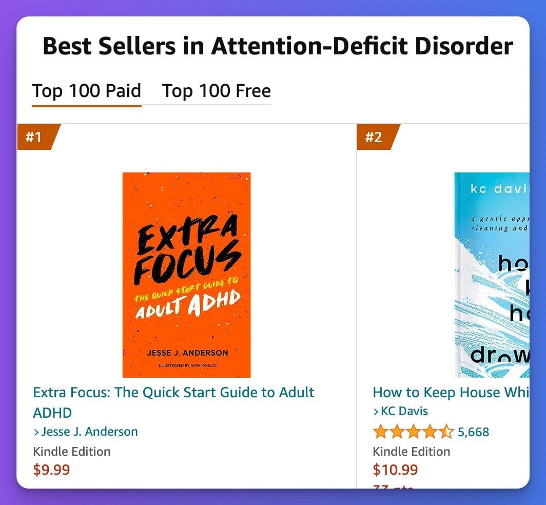 Extra Focus in Paperback (plus Mode Shifting strategy)