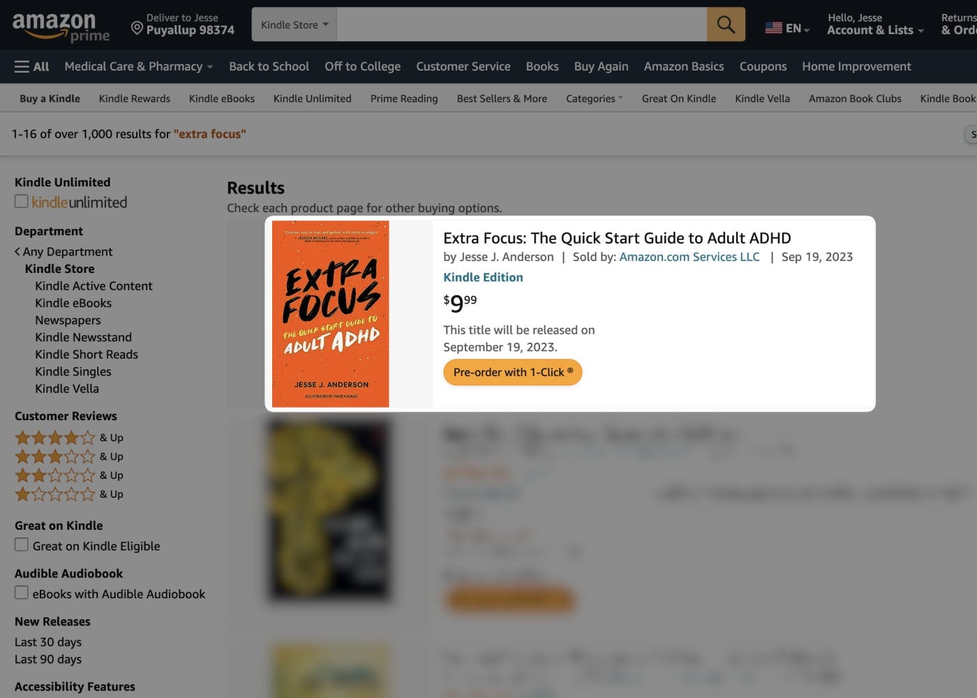 Preorders Available - Extra Focus