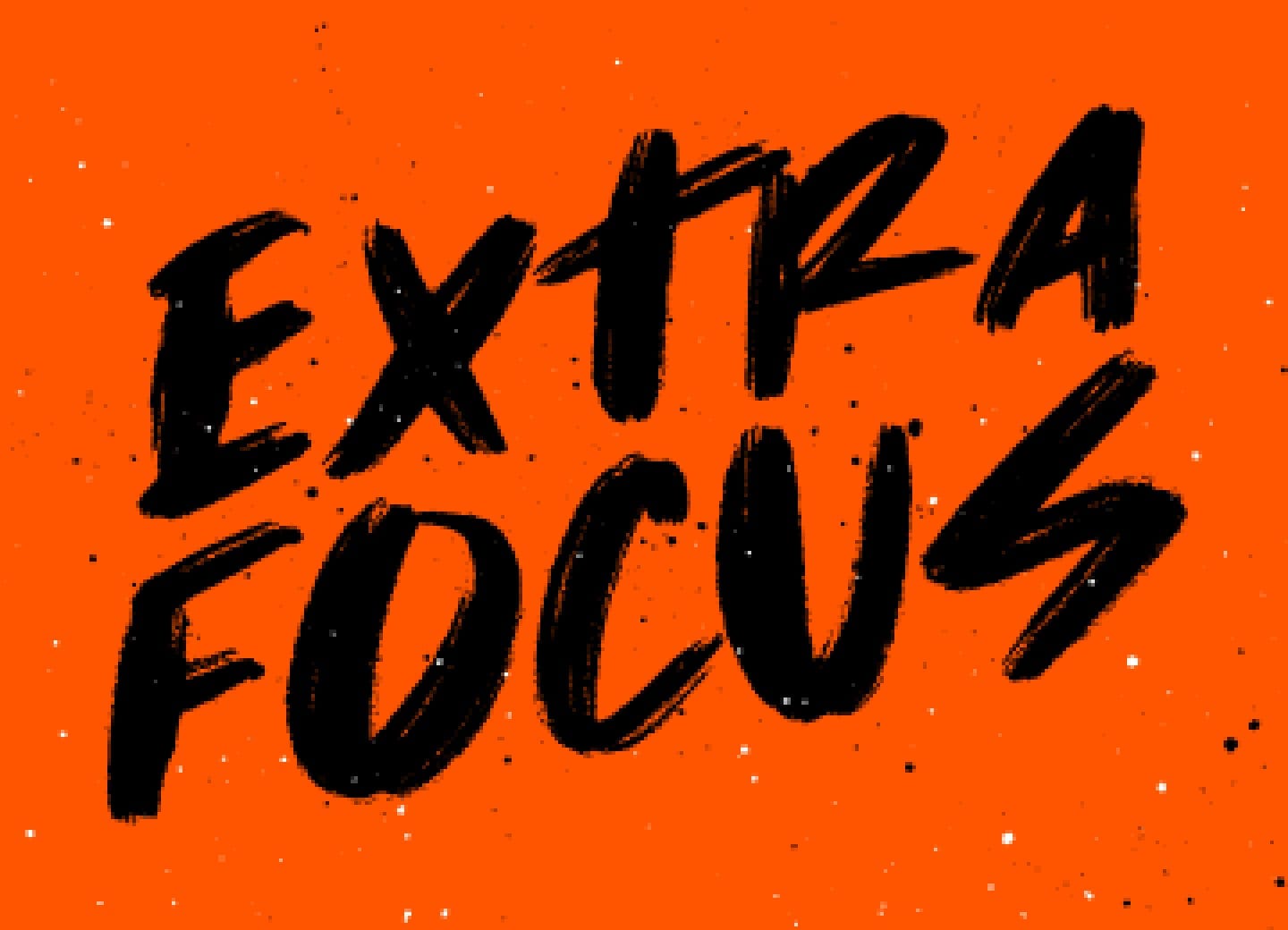 Sneak Peek: Book cover for Extra Focus